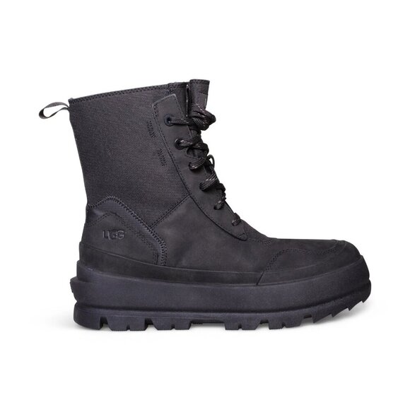 UGG Women's Charcoal Lace-Up Winter Boots Sz 9